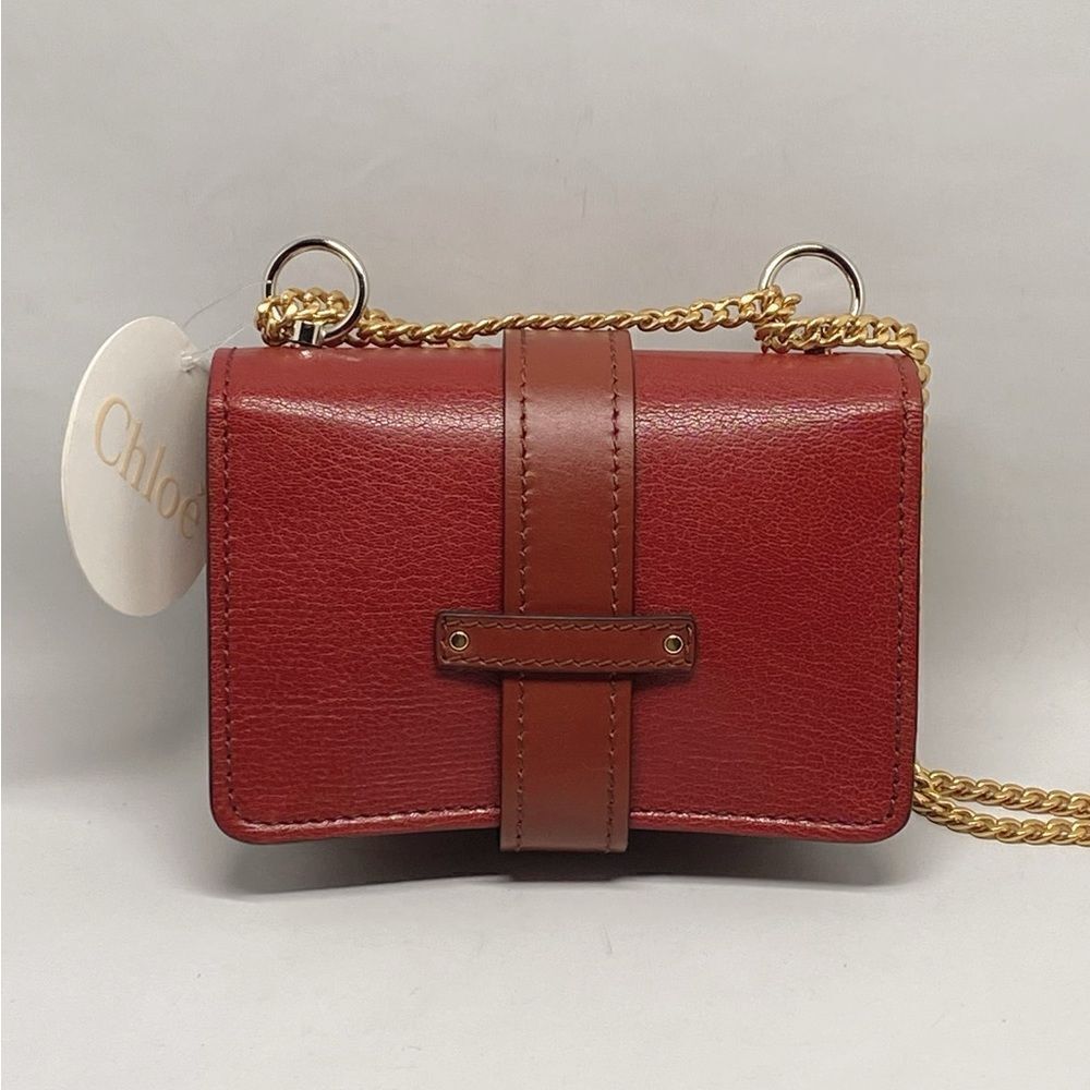 Chloé ABY Chain Mini Leather Shoulder Bag - Picture 6 of 15